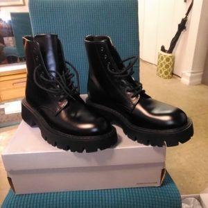 Zara men's leather winter boots